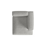 Nuria Modulares Sofa Sitzelement, Rechte Seite, aus Boucle in Silber (Monet Silver), 147x147 cm von Micadoni – Bild 5