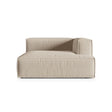 Nuria Modulares Sofa Sitzelement, Rechte Seite, aus Samt, Boucle oder Strukturstoff, 147x147 cm von Micadoni – Bild 1