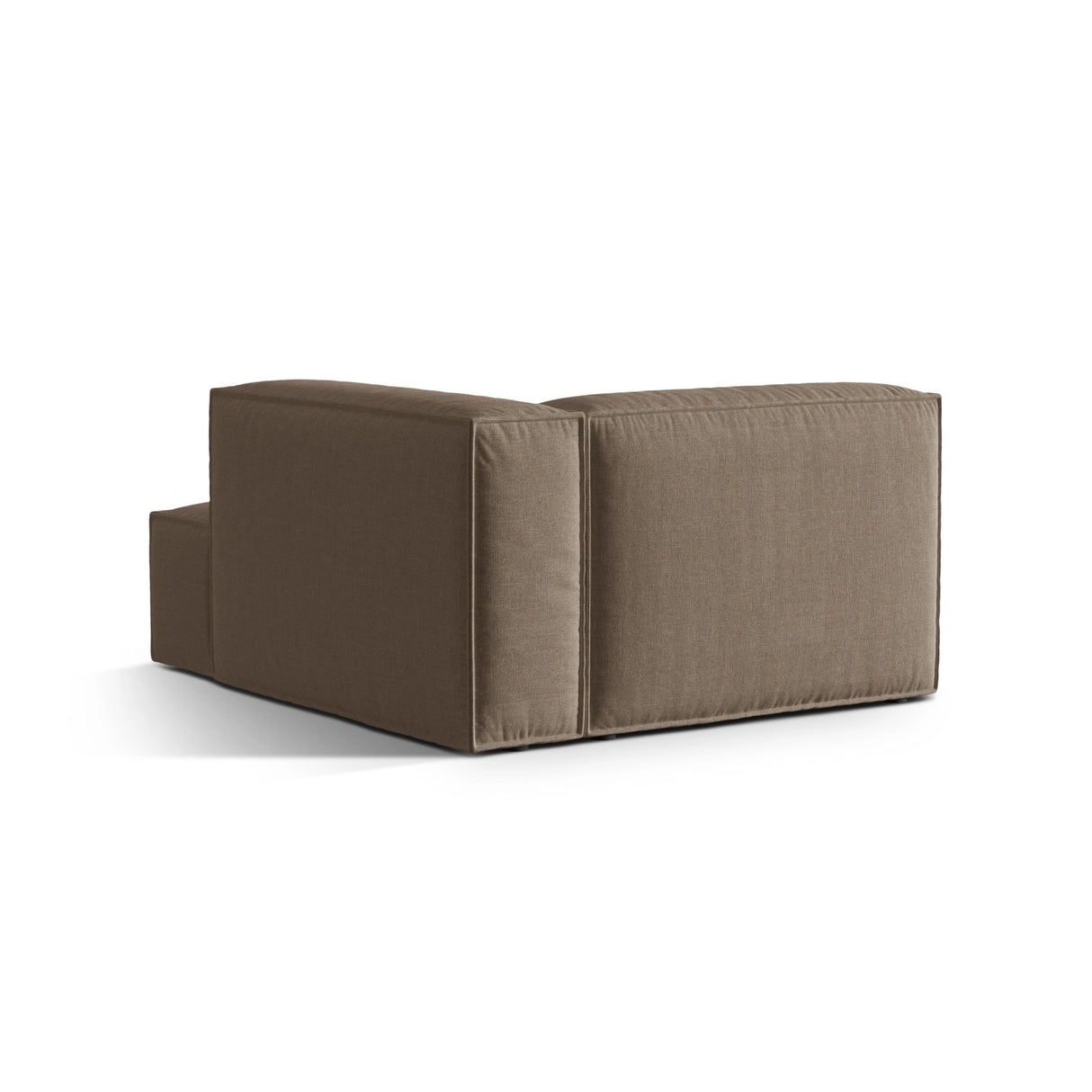 Nuria Modulares Sofa Sitzelement, Rechte Seite, aus Strukturierter Stoff in Cappuccino (Liberty 5), 147x127 cm von Micadoni – Bild 4