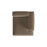 Nuria Modulares Sofa Sitzelement, Rechte Seite, aus Strukturierter Stoff in Cappuccino (Liberty 5), 147x127 cm von Micadoni – Bild 5