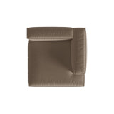 Nuria Modulares Sofa Sitzelement, Rechte Seite, aus Strukturierter Stoff in Cappuccino (Liberty 5), 147x147 cm von Micadoni – Bild 5
