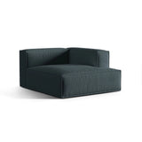 Nuria Modulares Sofa Sitzelement, Rechte Seite, aus Strukturierter Stoff in Deep Petrol (Liberty 13), 147x127 cm von Micadoni – Bild 3