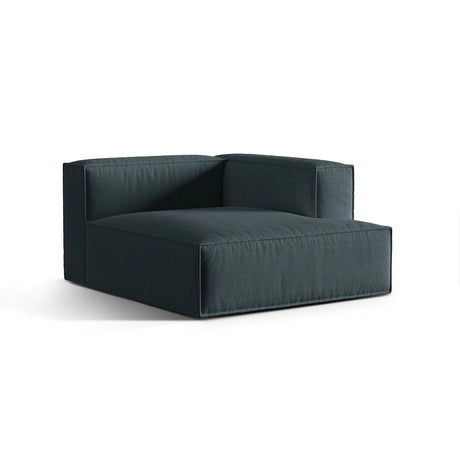 Nuria Modulares Sofa Sitzelement, Rechte Seite, aus Strukturierter Stoff in Deep Petrol (Liberty 13), 147x127 cm von Micadoni – Bild 3