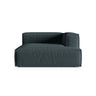 Nuria Modulares Sofa Sitzelement, Rechte Seite, aus Strukturierter Stoff in Deep Petrol (Liberty 13), 147x147 cm von Micadoni – Bild 1