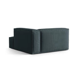 Nuria Modulares Sofa Sitzelement, Rechte Seite, aus Strukturierter Stoff in Deep Petrol (Liberty 13), 147x147 cm von Micadoni – Bild 4