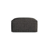 Nuria Pouf aus Boucle in Anthrazit (Monet Anthracite), 85x85 cm von Micadoni – Bild 1