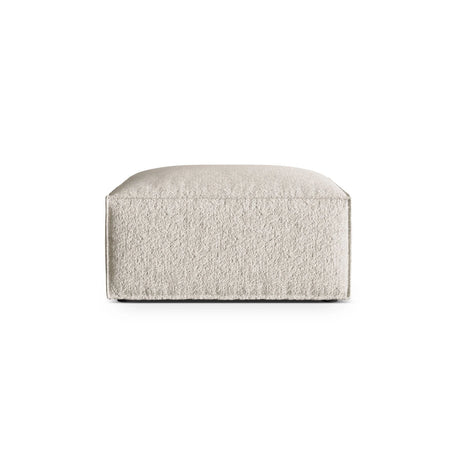 Nuria Pouf aus Boucle in Beige (Monet Sand), 85x85 cm von Micadoni – Bild 1
