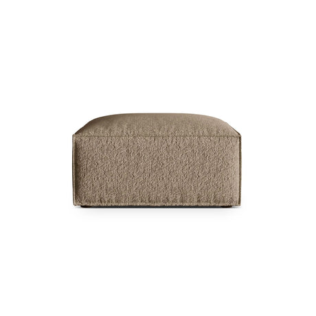 Nuria Pouf aus Boucle in Cappuccino (Monet Cappucino), 85x85 cm von Micadoni – Bild 1