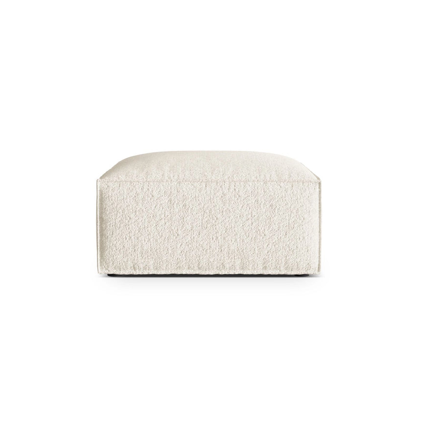 Nuria Pouf aus Boucle in Elfenbein (Monet Nata), 85x85 cm von Micadoni – Bild 1