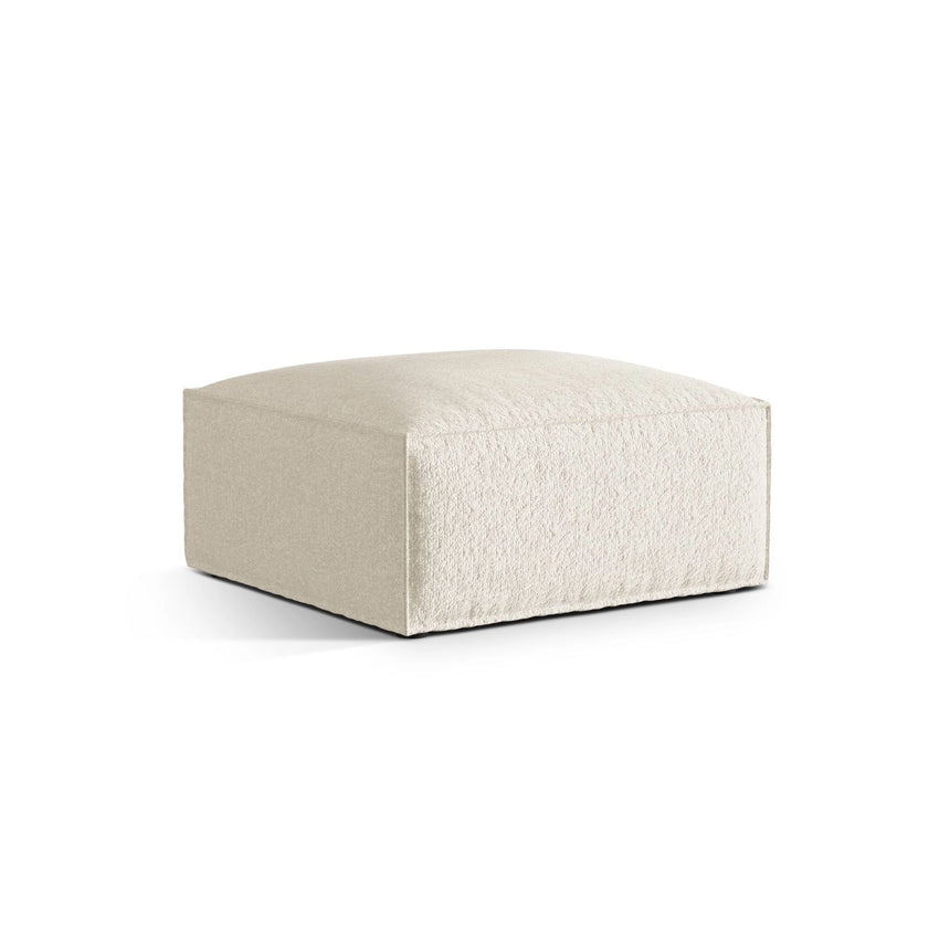 Nuria Pouf aus Boucle in Elfenbein (Monet Nata), 85x85 cm von Micadoni – Bild 2