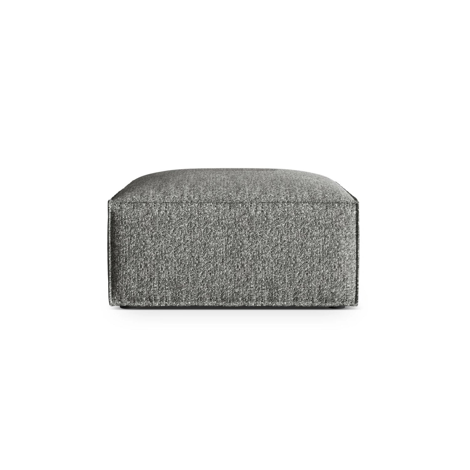 Nuria Pouf aus Boucle in Graphit (Monet Graphite), 85x85 cm von Micadoni – Bild 1