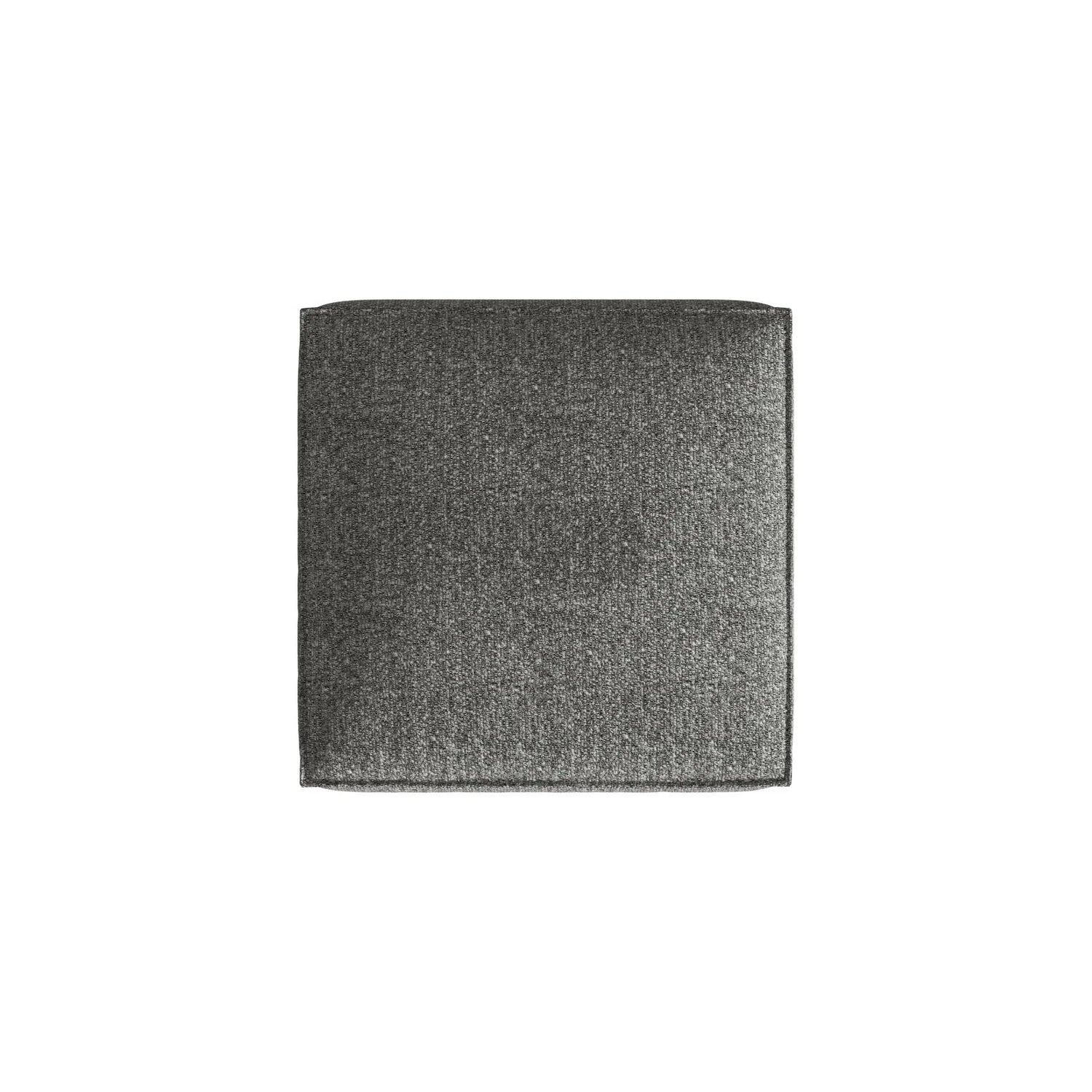 Nuria Pouf aus Boucle in Graphit (Monet Graphite), 85x85 cm von Micadoni – Bild 3