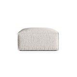 Nuria Pouf aus Boucle in Grau Beige meliert (Monet Pearl), 85x85 cm von Micadoni – Bild 1