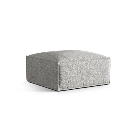 Nuria Pouf aus Boucle in Silber (Monet Silver), 85x85 cm von Micadoni – Bild 2