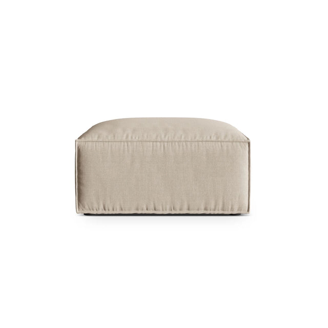 Nuria Pouf aus Samt, Boucle oder Strukturstoff, 85x85 cm von Micadoni – Bild 1