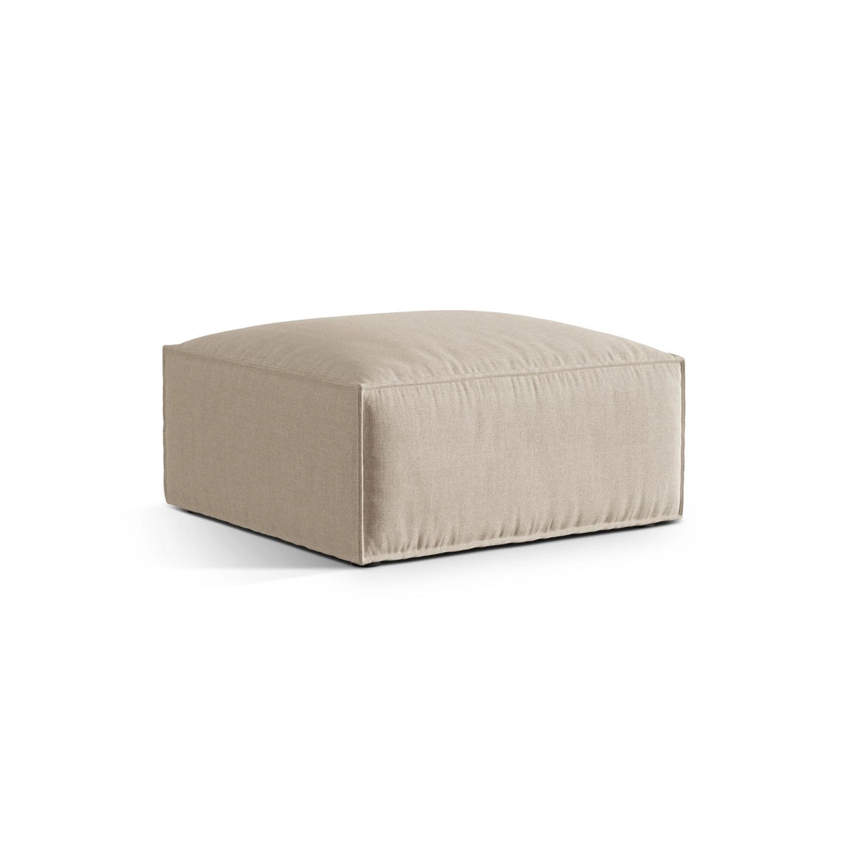Nuria Pouf aus Samt, Boucle oder Strukturstoff, 85x85 cm von Micadoni – Bild 2
