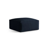 Nuria Pouf aus Samt in Dunkelblau (Paris Deep Blue), 85x85 cm von Micadoni – Bild 2
