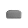 Nuria Pouf aus Samt in Grau (Paris Steel), 85x85 cm von Micadoni – Bild 1