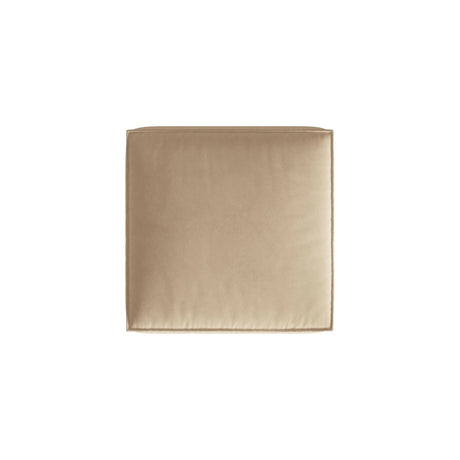 Nuria Pouf aus Samt in Nude (Paris Beige), 85x85 cm von Micadoni – Bild 3