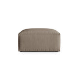 Nuria Pouf aus Samt in Warmes Grau (Paris Khaki), 85x85 cm von Micadoni – Bild 1