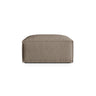 Nuria Pouf aus Samt in Warmes Grau (Paris Khaki), 85x85 cm von Micadoni – Bild 1