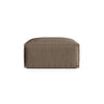 Nuria Pouf aus Strukturierter Stoff in Cappuccino (Liberty 5), 85x85 cm von Micadoni – Bild 1