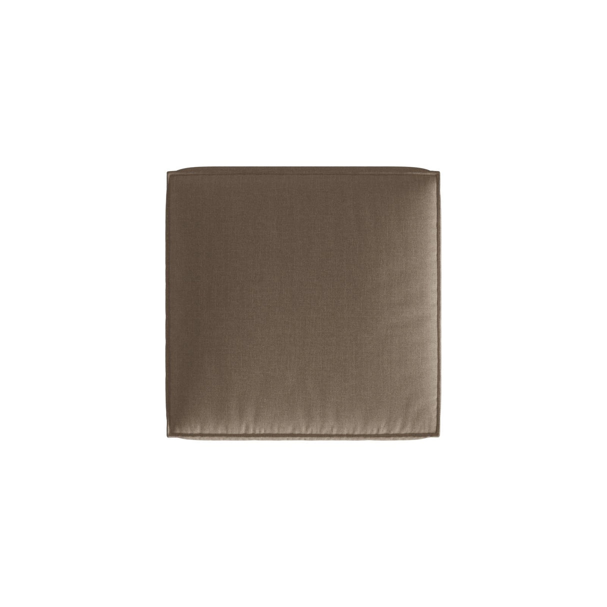 Nuria Pouf aus Strukturierter Stoff in Cappuccino (Liberty 5), 85x85 cm von Micadoni – Bild 3