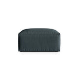 Nuria Pouf aus Strukturierter Stoff in Deep Petrol (Liberty 13), 85x85 cm von Micadoni – Bild 1