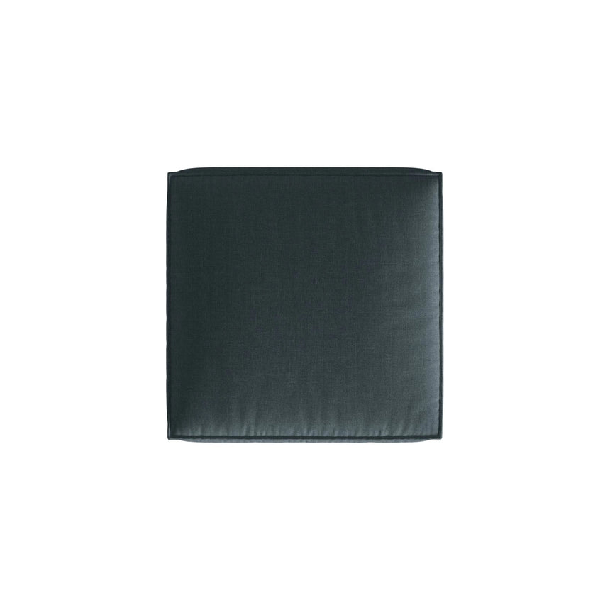 Nuria Pouf aus Strukturierter Stoff in Deep Petrol (Liberty 13), 85x85 cm von Micadoni – Bild 3