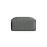 Nuria Pouf aus Strukturierter Stoff in Grau (Liberty 20), 85x85 cm von Micadoni – Bild 1
