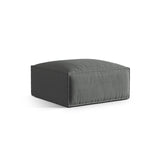 Nuria Pouf aus Strukturierter Stoff in Grau (Liberty 20), 85x85 cm von Micadoni – Bild 2