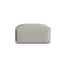 Nuria Pouf aus Strukturierter Stoff in Hellgrau (Liberty 18), 85x85 cm von Micadoni – Bild 1