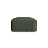 Nuria Pouf aus Strukturierter Stoff in Moosgrün (Liberty 12), 85x85 cm von Micadoni – Bild 1
