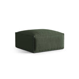 Nuria Pouf aus Strukturierter Stoff in Moosgrün (Liberty 12), 85x85 cm von Micadoni – Bild 2