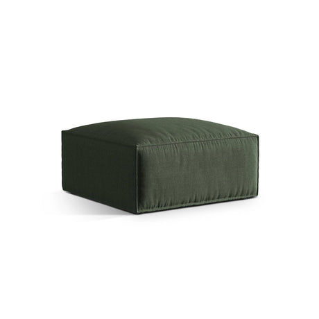 Nuria Pouf aus Strukturierter Stoff in Moosgrün (Liberty 12), 85x85 cm von Micadoni – Bild 2