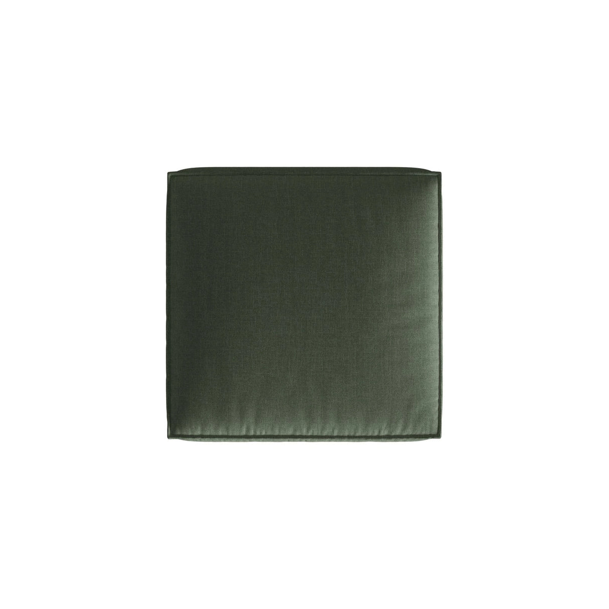 Nuria Pouf aus Strukturierter Stoff in Moosgrün (Liberty 12), 85x85 cm von Micadoni – Bild 3