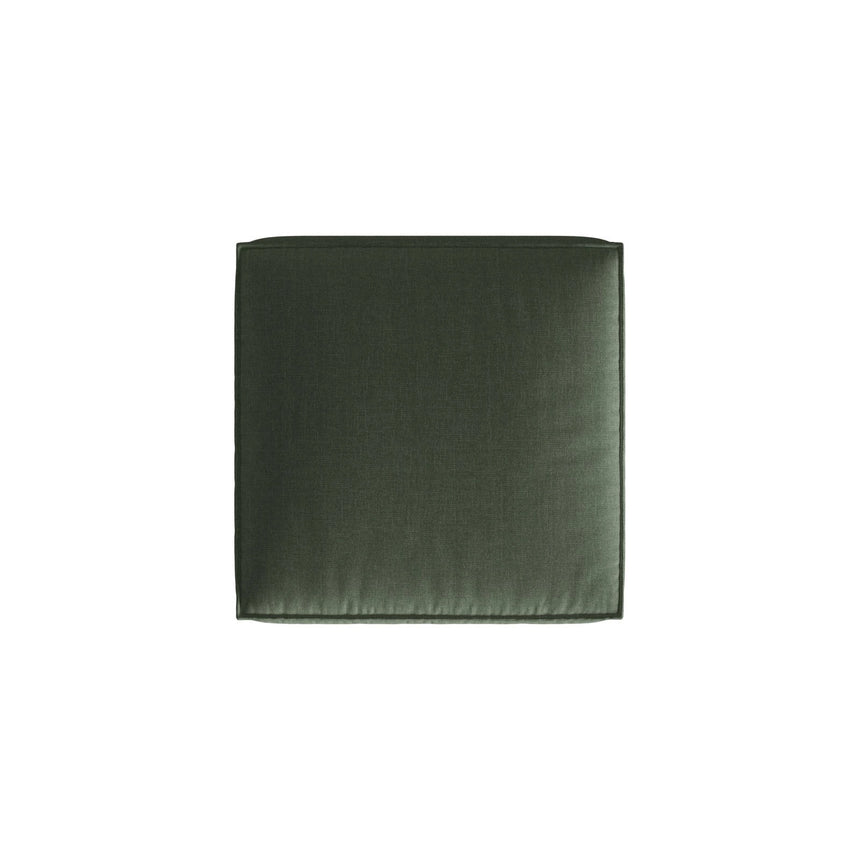 Nuria Pouf aus Strukturierter Stoff in Moosgrün (Liberty 12), 85x85 cm von Micadoni – Bild 3