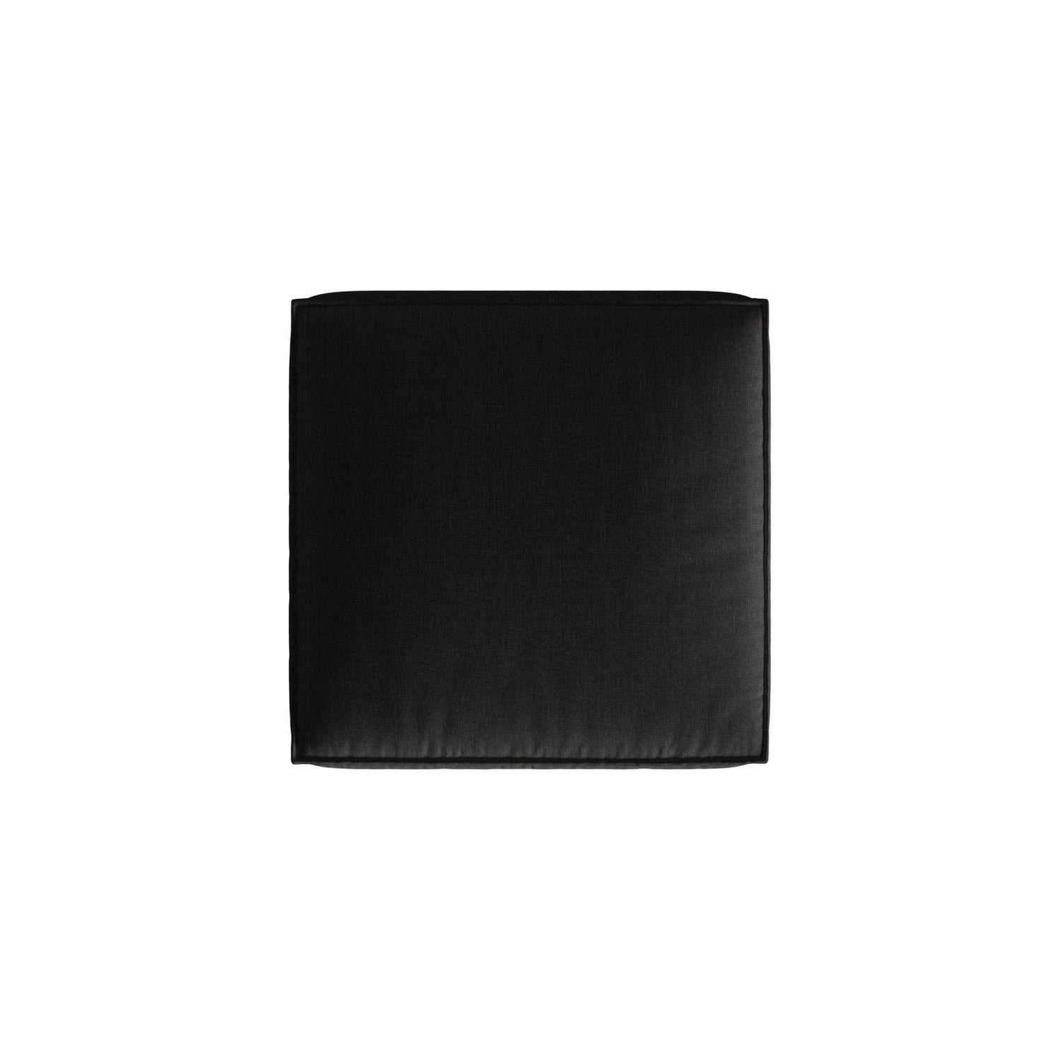 Nuria Pouf aus Strukturierter Stoff in Schwarz (Liberty 22), 85x85 cm von Micadoni – Bild 3