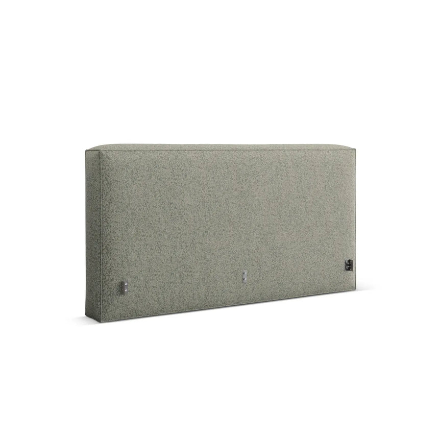 Olivia Kopfteil - passend zum Bett Simon - in Boucle oder Strukturstoff, für 200x200 cm - ZEN ZONE Furniture