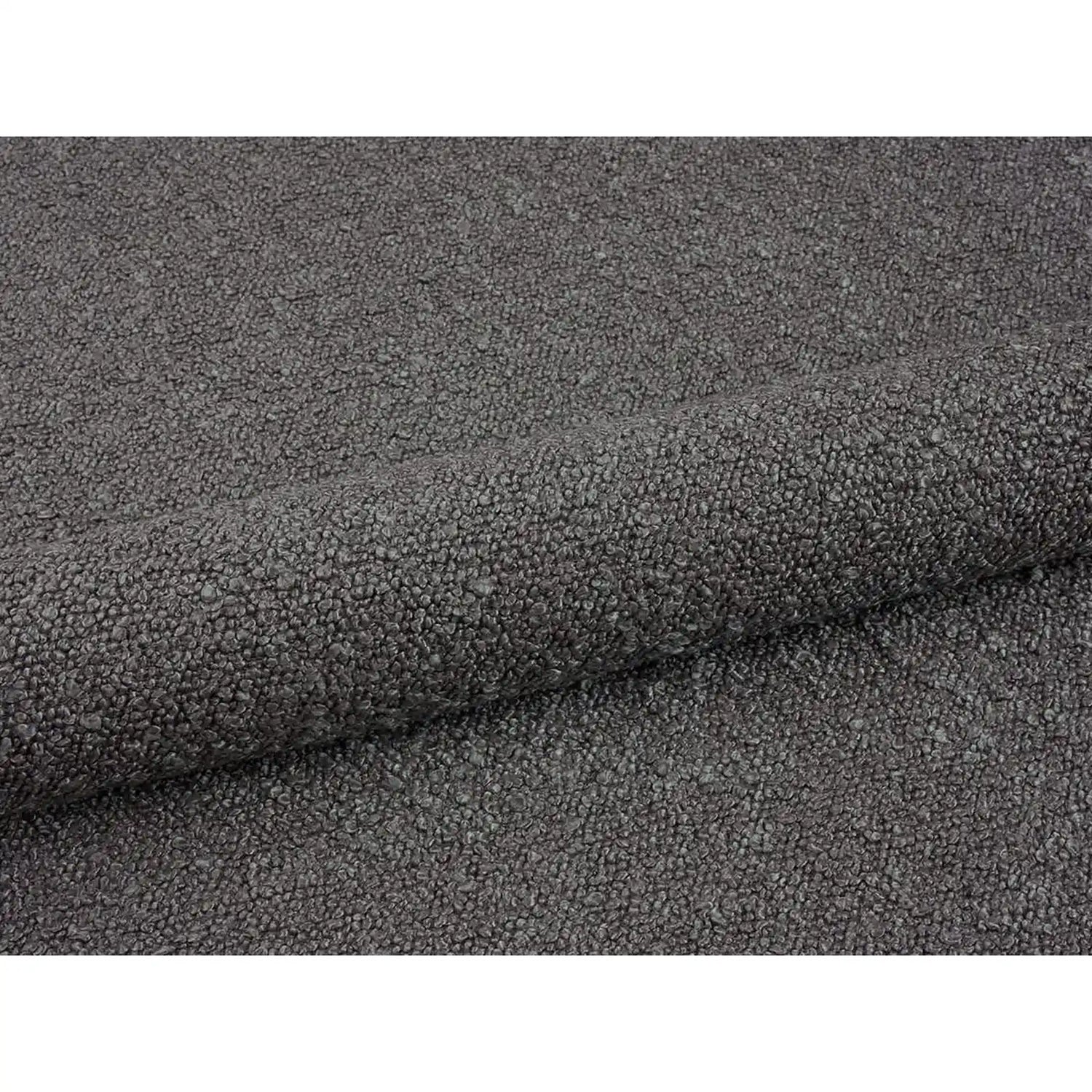 Ovalo Bett mit Kopfteil und Stauraum aus Boucle in Dunkelgrau (Baloo 2083), 140x200 cm von Micadoni – Bild 5