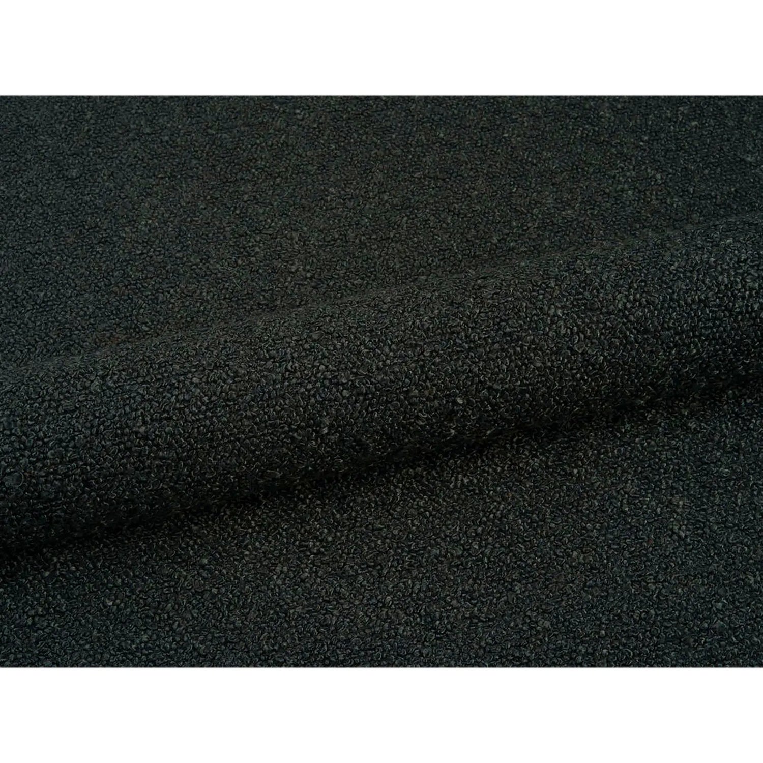 Ovalo Bett mit Kopfteil und Stauraum aus Boucle in Schwarz (Baloo 2082), 200x200 cm von Micadoni – Bild 5