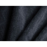 Ovalo Bett mit Kopfteil und Stauraum aus Chenille in Dunkelblau (Perfect Harmony 77), 200x200 cm von Micadoni – Bild 5