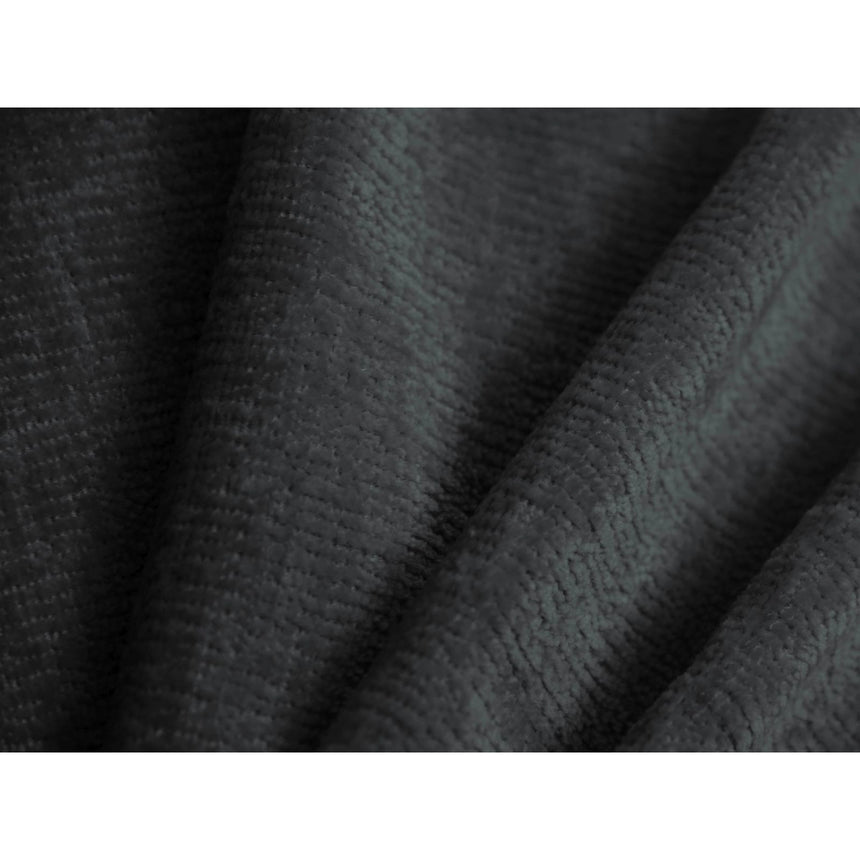 Ovalo Bett mit Kopfteil und Stauraum aus Chenille in Dunkelgrau (Perfect Harmony 90), 180x200 cm von Micadoni – Bild 5