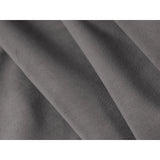 Ovalo Bett mit Kopfteil und Stauraum aus Samt in Dunkelgrau (Magic Velvet 2241), 200x200 cm von Micadoni – Bild 5
