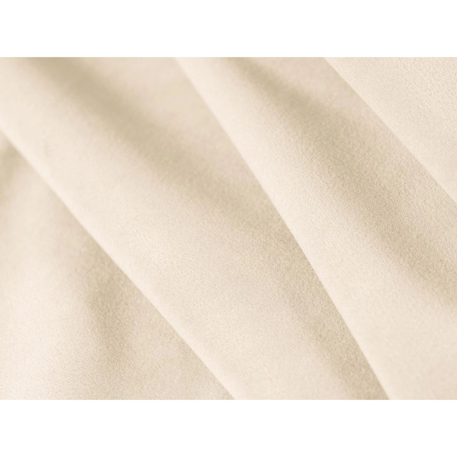Ovalo Bett mit Kopfteil und Stauraum aus Samt in Elfenbein (Magic Velvet 2256), 160x200 cm von Micadoni – Bild 5
