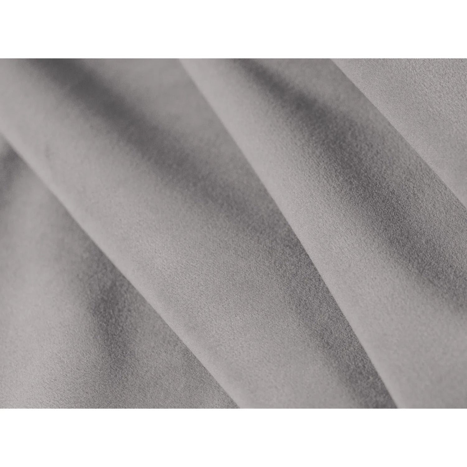 Ovalo Bett mit Kopfteil und Stauraum aus Samt in Hellgrau (Magic Velvet 2239), 160x200 cm von Micadoni – Bild 5