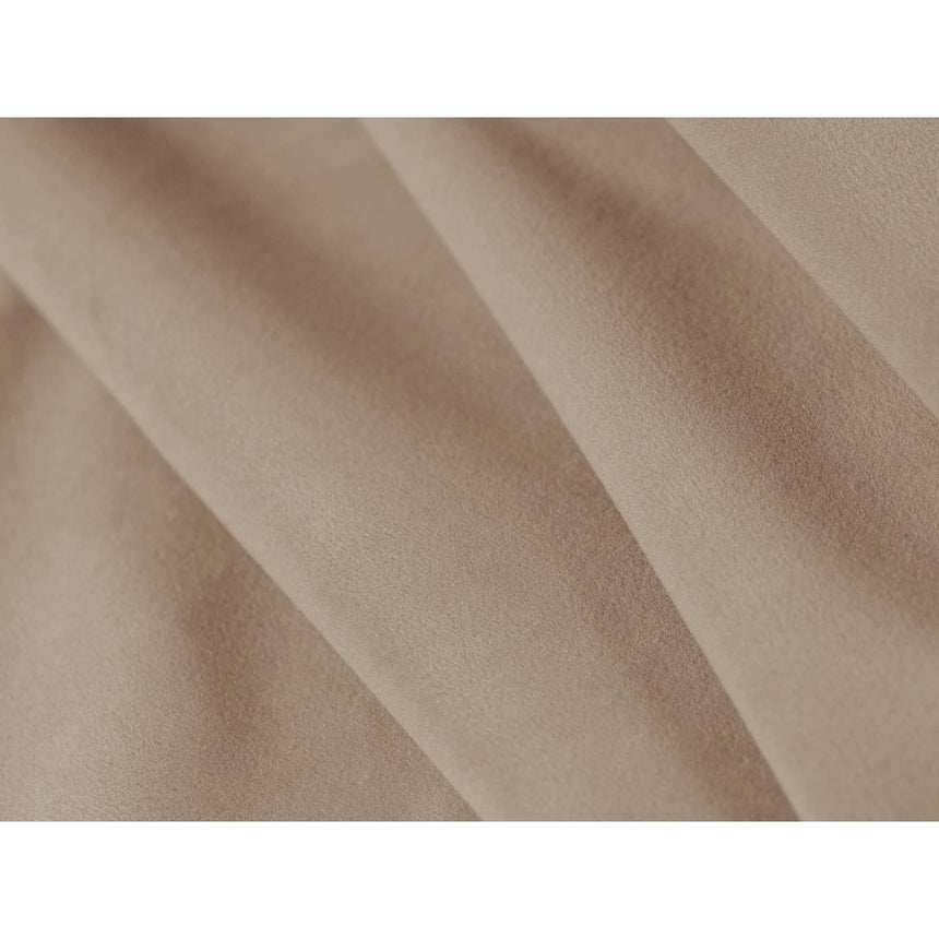 Ovalo Bett mit Kopfteil und Stauraum aus Samt in Mandelbeige (Magic Velvet 2282), 180x200 cm von Micadoni – Bild 5