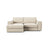 Pola 2-Sitzer Ecksofa, Linke Seite, aus Samt oder Strukturstoff, 226x158 cm - ZEN ZONE Furniture