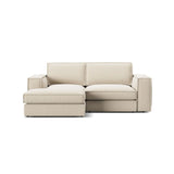 Pola 2-Sitzer Ecksofa, Linke Seite, aus Samt oder Strukturstoff, 226x158 cm - ZEN ZONE Furniture