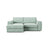 Pola 2-Sitzer Ecksofa, Linke Seite, aus Samt oder Strukturstoff, 226x158 cm - ZEN ZONE Furniture